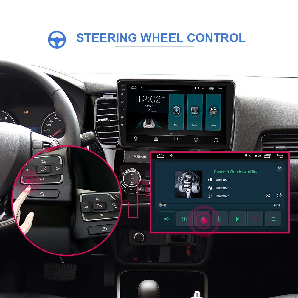 Автомобильный Радио мультимедийный плеер для Mitsubishi Outlander 3 Авторадио 2Din Android 9,0 gps навигация магнитофон стерео