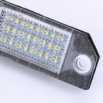 

190Lm / per light 3528 SMD Lamps For Ford Focus MK2 03-08 No OBC error License Plate Lights New Hot sales Practical Accessories