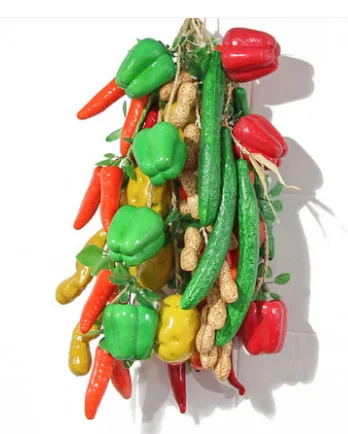 Имитация красного перца, кукурузы, чеснока, арахиса, сеялки, модель овощей, отель, садовый орнамент