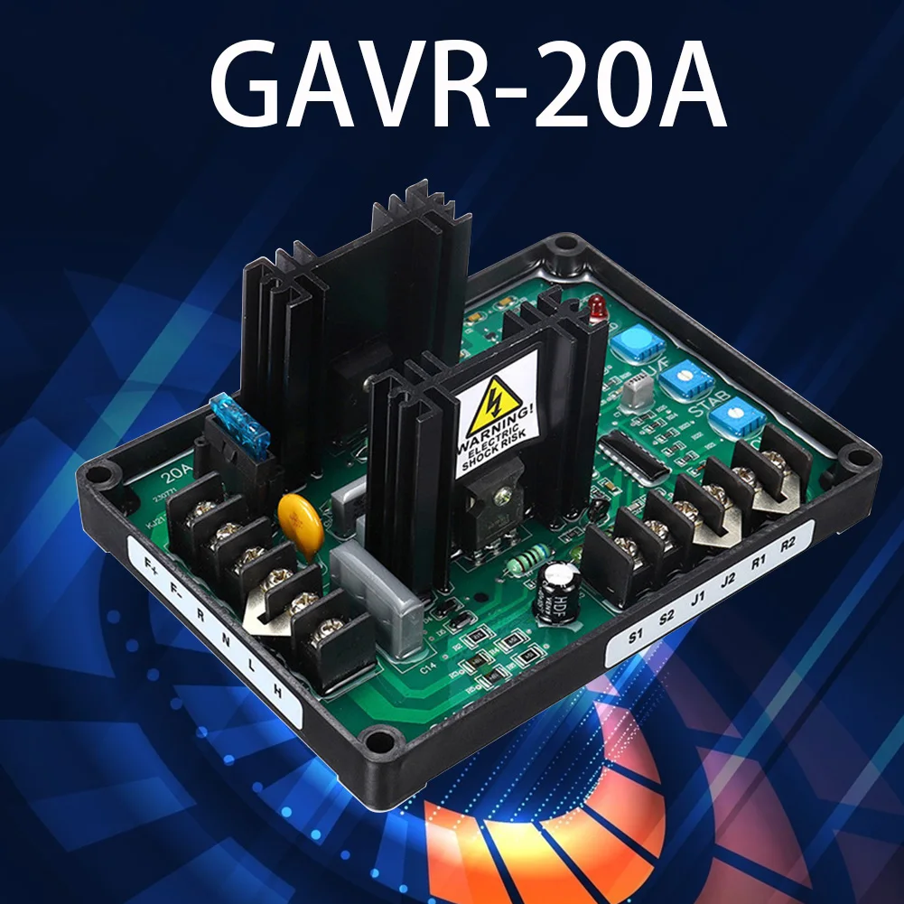 GAVR-20A части генератора avr Модуль Автоматический регулятор напряжения Универсальный бесщеточный стабилизатор частоты защиты практичный