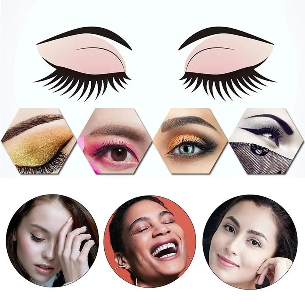Reusable Eyebrow Mold Elastic Band Multifunctional DIY Eyebrow Makeup Tool Beginner Makeup Tools & Accessories makeup tools eyebrow stencil tool eye makeup tools