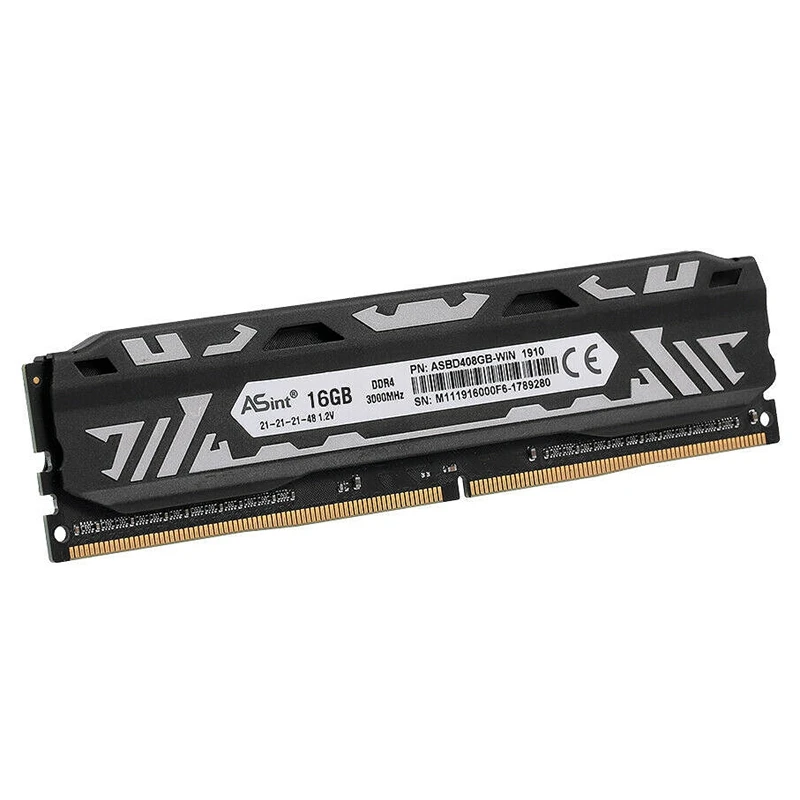 ASint DDR4 2666 МГц 16 Гб высокопроизводительный ПК Оперативная память 8-Слои PCB XMP2.0 с высоким Термальность проводимости тепла раковина память для настольного компьютера