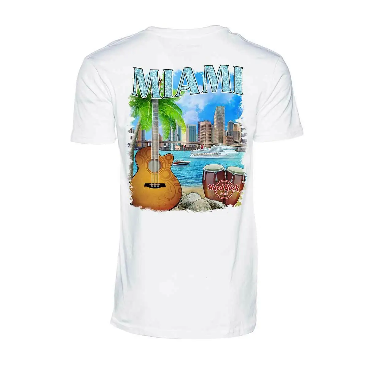 Hard Rock Cafe T Shirt Uomo Us City Tee 2Xl