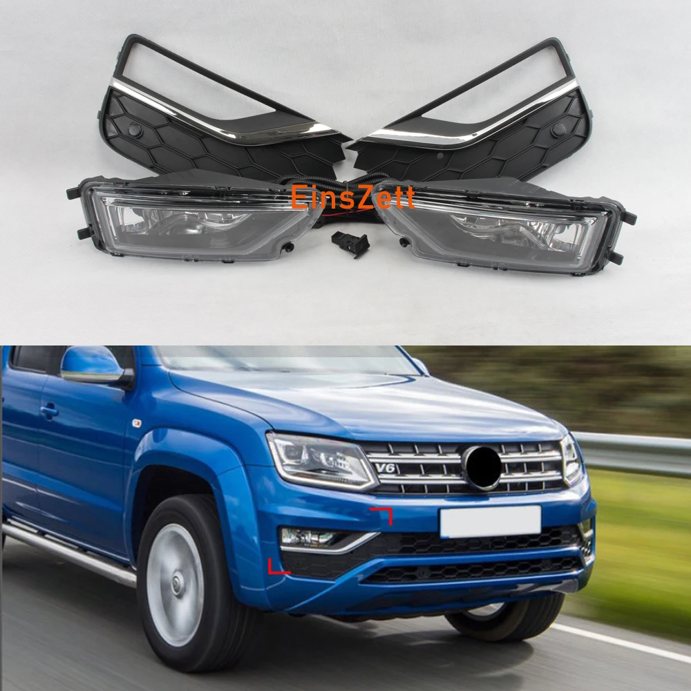 1set Car Fog Light Kit For Volkswagen Amarok 20162018 Car Headlight