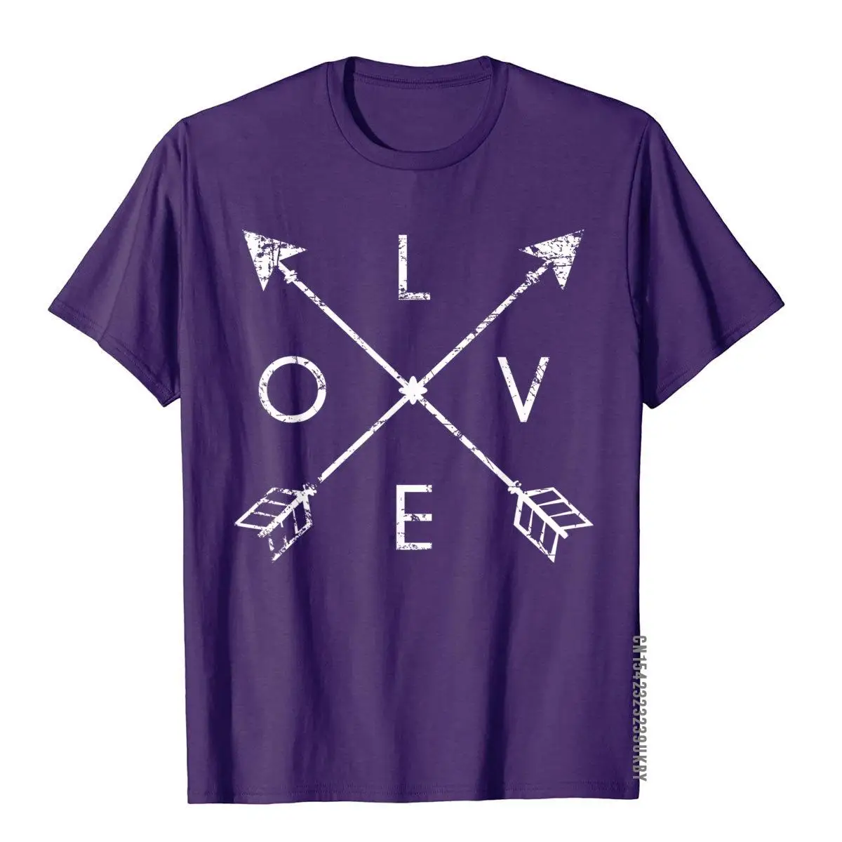LOVE Tribal Arrows Shirt Cute Positive Vibes Love Gift__A9886purple