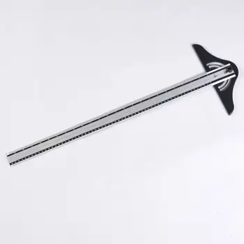 

T shape Ruler 60CM Aluminum Alloy Rotatable Drawing Rulers Professional Designer Centimeters and Inches Scale