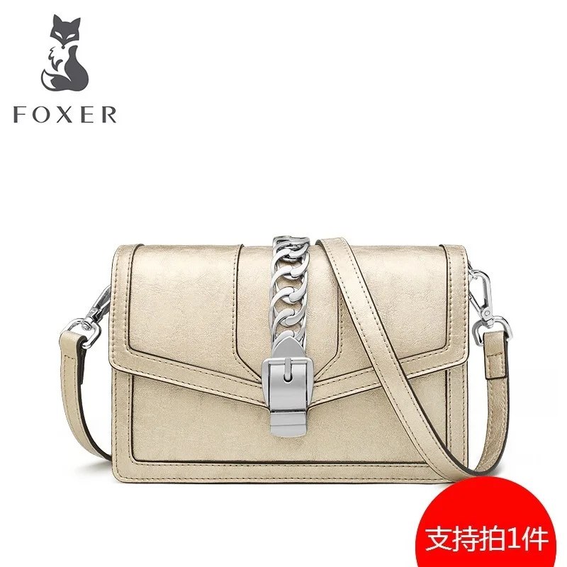 

Golden Fox Small Fang Bag Female 2019 Simple Single Shoulder Bag Joker Personality Temperament Oblique Satchel