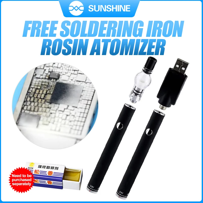

SUNSHINE short circuit detection pen Rosin atomization charging pen for Cell phone Mainboard maintenance inspection Welding Tool