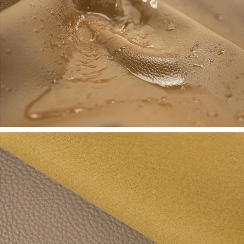 100*138 см Litchi Синтетическая кожа из искусственной кожи ткань искусственная кожа ткани DIY сумки диванные украшения Швейные материалы