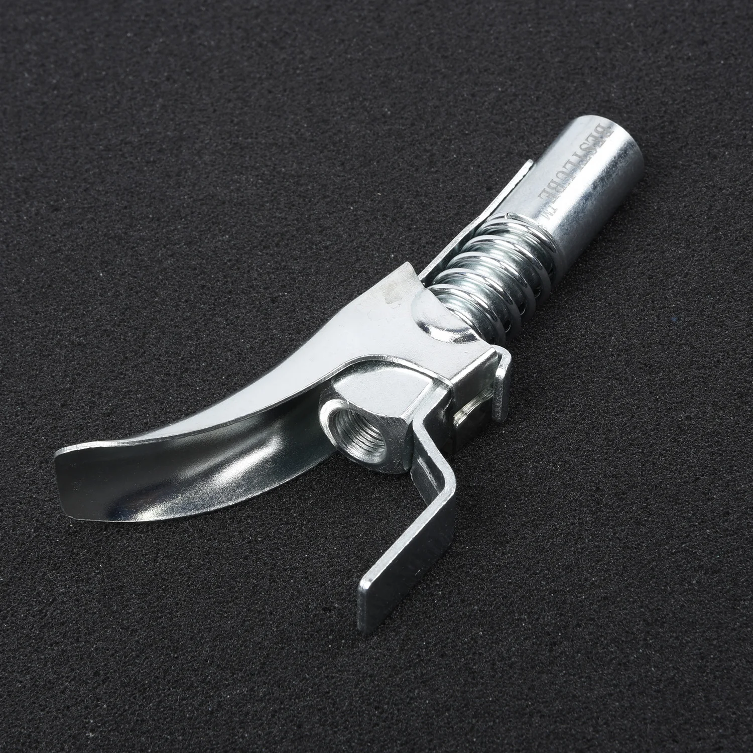 

1/8" Grease Nozzles Couplers Zerk Quick Lockable On Fittings Tips Fit SAE Metric