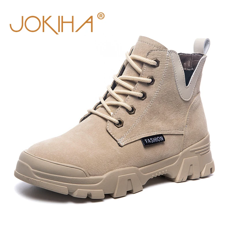 Skup 2019 buty do kostki ze skóry naturalnej kobieta moda trampki buty damskie płaski obcas buty do butów damskie buty jesień obuwie