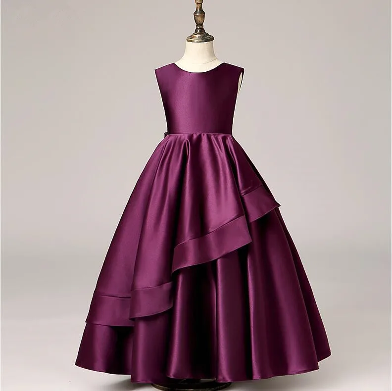 Satin gown for kids Clearance