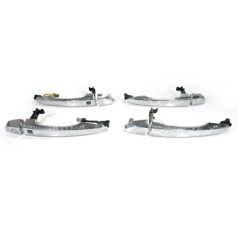4 шт. хромированная внешняя дверная ручка подходит для Hyundai Tucson 2016 + 82651 D3710 82661