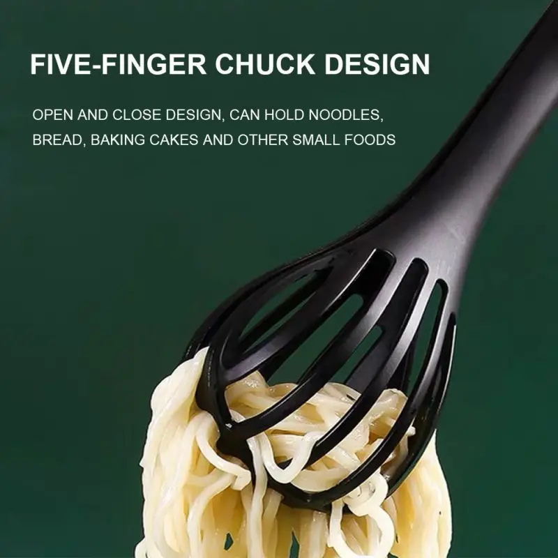 Three In One Spaghetti Noodle Clip Egg Beater Egg Clip Salad Mixer Anti-scalding Food Clip