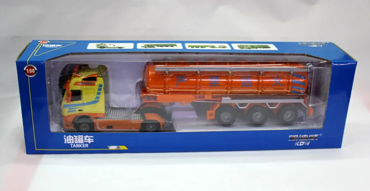 

Cadeve 625028 Genuine 1: 50 Alloy Engineering Freight Truck Tanker Model CHILDREN'S Toy Car