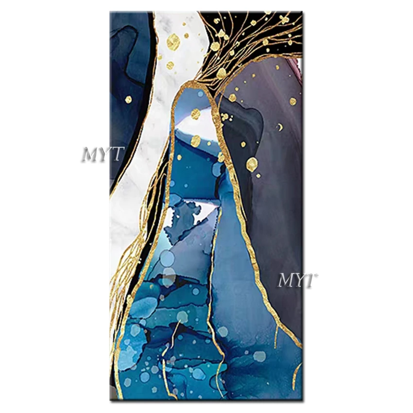 

Textured Gold Foil Canvas Art Hand-painted Wall Decor Oil Painting Modern Arrival Handmade Paintings Decorative Artwork For Room