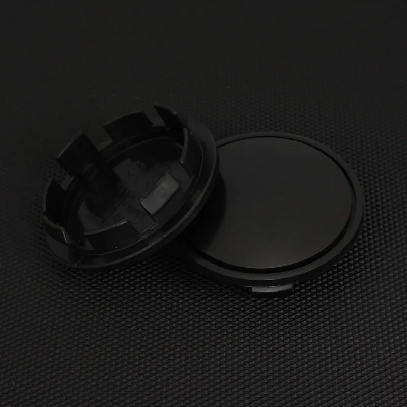 Black 4pcs 65MM Wheel Centre Hub Caps No Logo Cambered Surface Blank Center HubCap For Beetle CC GTI Golf Jetta Passat Tiguan Touareg - Цвет: Black
