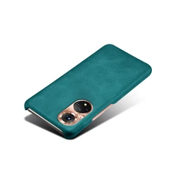 Luxury Slim Vegan Leather Phone Case for Honor 9S (Green)