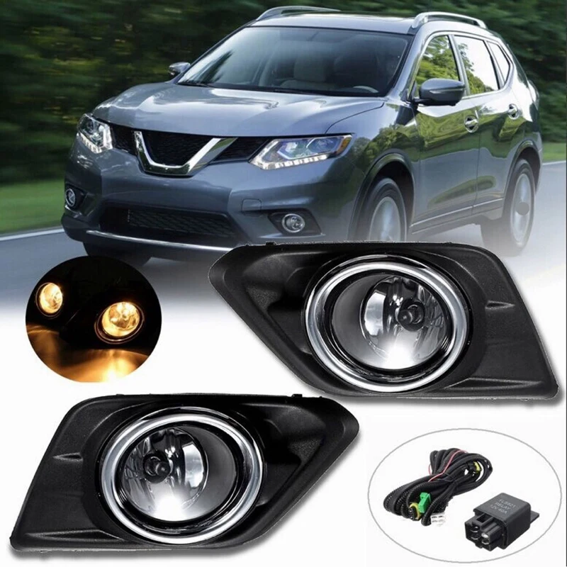 Для Nissan X-Trail Rogue- Автомобильные противотуманные фары в сборе галогенная лампа H11 55 Вт Противотуманные фары