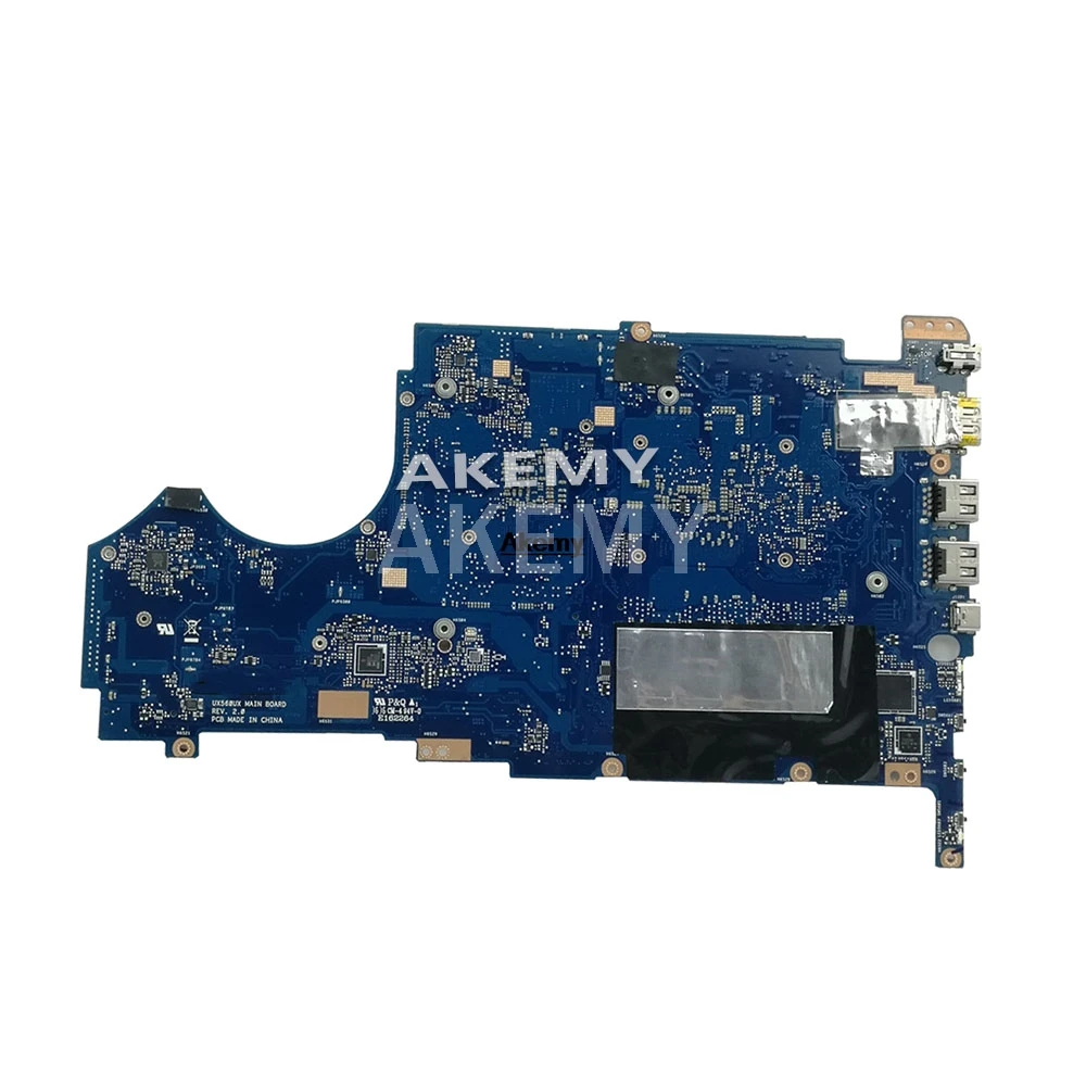 Akem UX560UX mainboard For Asus UX560U UX560UQK UX560UQ UX560UX Q524U Q524UQ Q524UX laptop motherboard I7-6500CPU 8G RAM GT940M