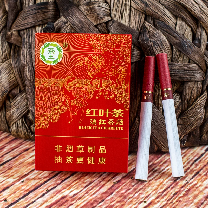 Red leaf Herbal Cigarettes clearing lung to Quit smoking No Nicotine& Tobacco Cigarettes Tea