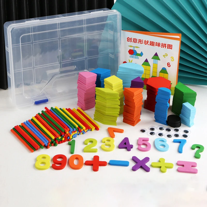 220 PCS Puzzle Educational Toys for Children Creative Games Jigsaw Puzzle Learning Kids Developing Wooden Geometric Shape Toys изучай английский играя learning english through games учеб пос м васильева