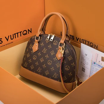 

Casual Shoulder Messenger Bags 2020 New Famous Designer High Quality Shell Bags Fashion Genuine Leather Women Purse and Handbags