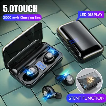 

F9 Bluetooth 5. Earbuds Twins Wireless Earphones Twins Headset Stereo Headphones For Iphone for Samsung for HUAWEI for XIAOMI