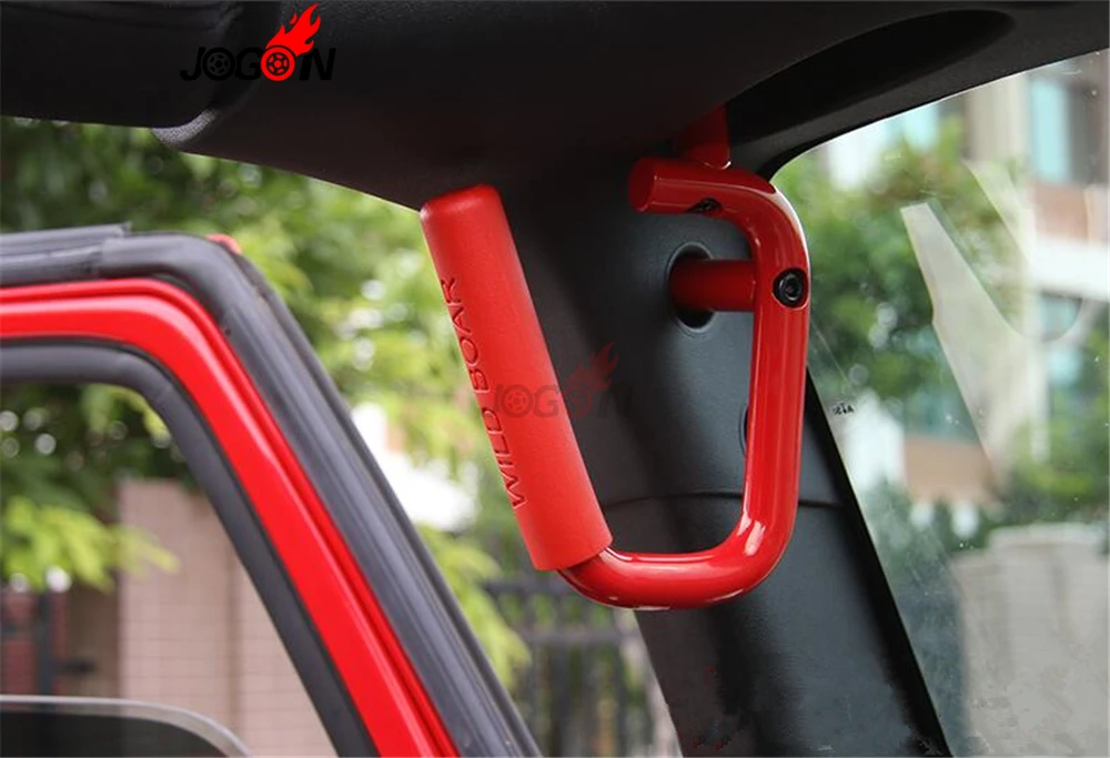 Набор автомобильных аксессуаров для Jeep Wrangler 2011-, алюминиевый сплав, внутренняя передняя дверь, подлокотник, ручка, поручень, надстройка, Молдинг