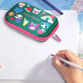 

Cute Animal Pattern EVA Stationery Box Pencil Case Zipper Kid Gift Makeup Storage Bag Student School Supply Stationery Boxes