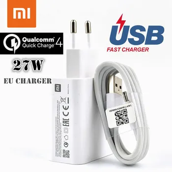 

Original xiaomi mi 10 Fast charger turbo charge qc 4.0 usb power adapter for mi 9 9t pro redmi note 8 pro a3 usb type c cable