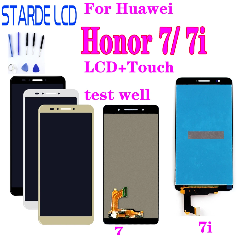 

For Huawei Honor 7 7i LCD Display Touch Screen Digitizer Assembly For Honor7 7i Replacement Parts LCDs Glass with Free Tools