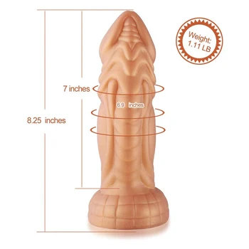 21cm Tentacle Vibrating Dildo for Hismith Kliclok Sex Machine Slightly Curved Silicone Dong for Advanced Users Suction Cup Dildo 4