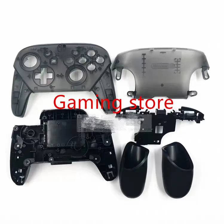 Коричневый Сделано в подбородке NS switch PRO игровой контроллер DIY Пластиковый корпус Корпус чехол Замена с подставкой - Цвет: Коричневый