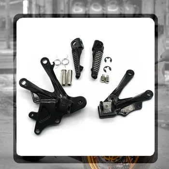 

For KAWASAKI ZX-10R ZX10R ZX 10R 2006-2010 Motorcycle Accessories Footrests Front Foot Pegs Pedals Rest Footpegs Bracket