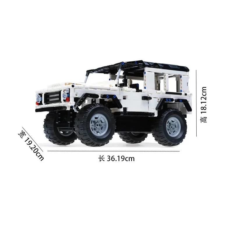 AIBOULLY C51004 Technic серия 553 шт. Defender RC автомобиль модель внедорожника DIY строительный блок автомобиль кирпичные игрушки для детей