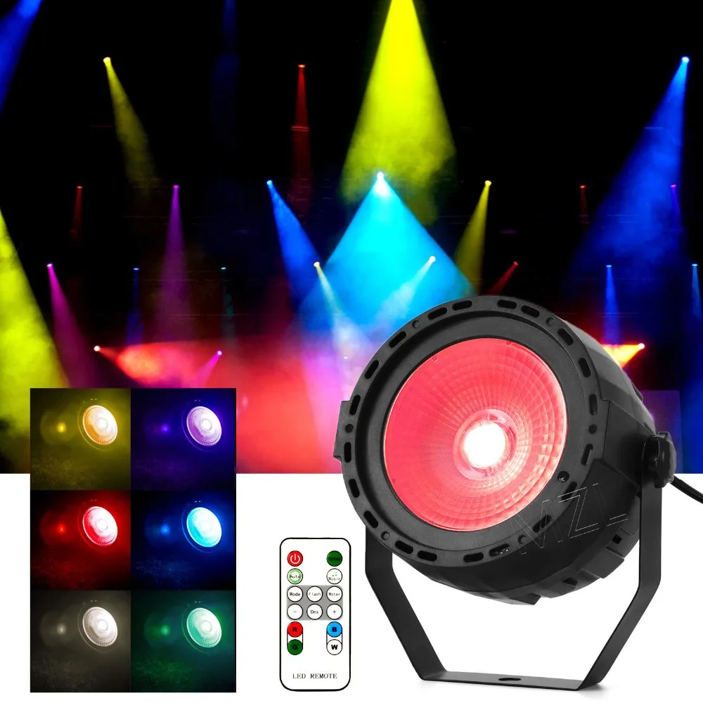 Mingzhi(8 шт./лот) 30 Вт COB led сценический светильник RGB мини par Светильник диско dj светильник эффект