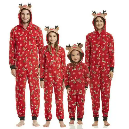 2019 New Family Matching Christmas Pajamas Set Xmas Pjs Matching Pyjamas Adult Kids Xmas Sleepwear Matching Family Outfits Aliexpress