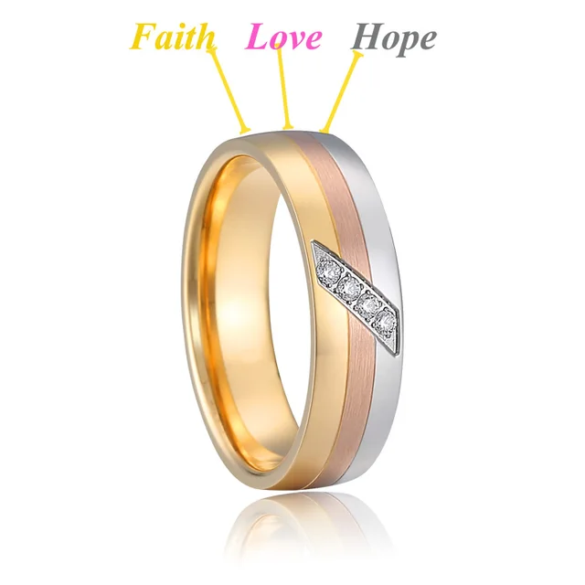 Classique USA taille 5 à 15 bijoux de mode occidentale bagues de mariage pour hommes et femmes titane Alliance amoureux Couples bague