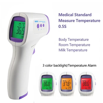 

Infrared Thermometers Non-contact Forehead Thermometer LCD Digital display smart calibration Temperature Gun For Baby Kids Adult