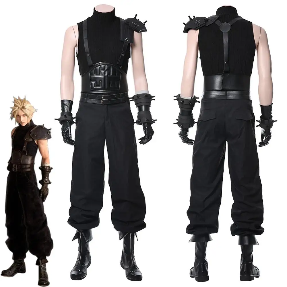 Final Fantasy VII 7, косплей, облачные раздоры, костюм для косплея, наряд, Униформа, полный костюм, вечерние костюмы на Хэллоуин