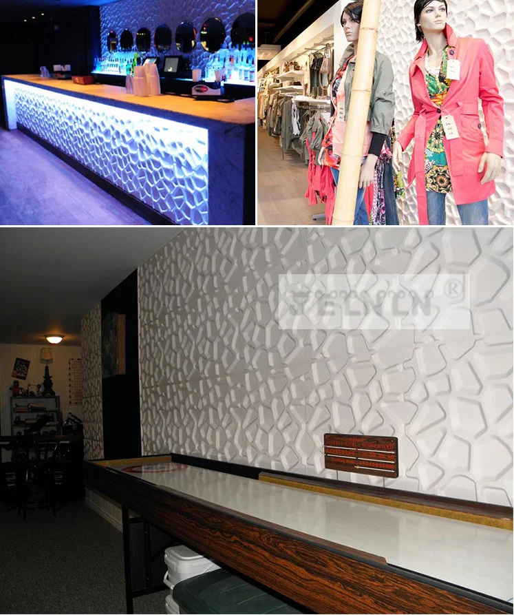 New stereo 3d wall stickers TV background wall living room self-adhesive wall stickers store decoration foam wallpaper for kids