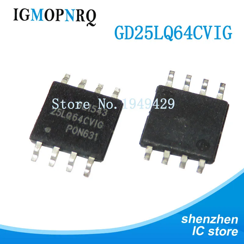 5 шт. GD25LQ64CVIG 25LQ64CVIG GD25LQ64 25LQ64 SOP-8 | Электронные компоненты и принадлежности