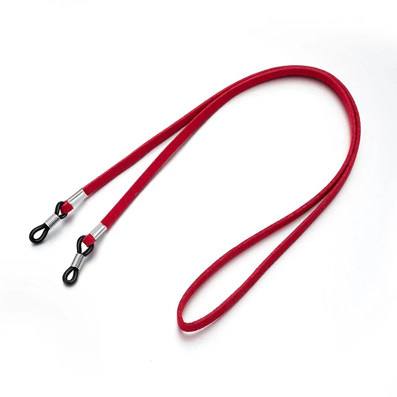 Glasses Straps 70cm Leather Strap Glasses Lanyard Women's Neck Cord Solid Color Glasses Chain Men's Sunglasses Eyeglasses Rope Eyewear Holder