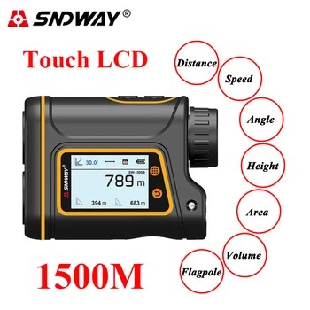 

Sndway 600/800M-1500M Telescope Laser Rangefinder Digital Laser Distance Meter Monocular Golf Hunting Laser Range Finder