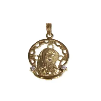 

Medal openwork yellow gold with Our Lady nina
