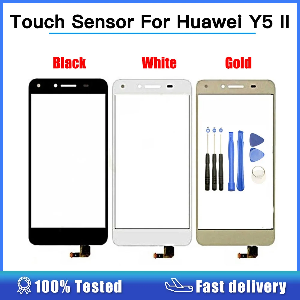 Сенсорная панель для Huawei Y5 II новая стеклянная ii сенсорный экран с цифровым