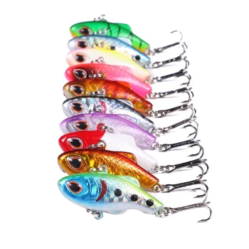 

10Pcs 3.5cm 5G Colors Mini Long Shot Bionic VIB Lure Artificial Bait Hard Bait Fishing Lure