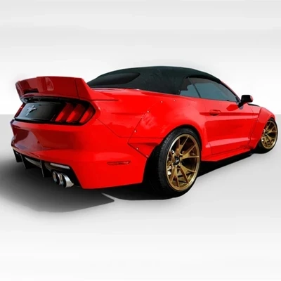 Подходит для FORD MUSTANG 15-17 широкое колесо с передними и задними бровями и ED широким ободом колеса