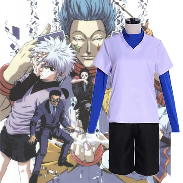 Hunter X Hunter Killua Zoldyck Anime Cosplay Traje Número 99 Emblema Homens  E Mulheres Halloween Cosplay Traje Conjunto Completo Peruca Sapatos -  Trajes De Cosplay - AliExpress